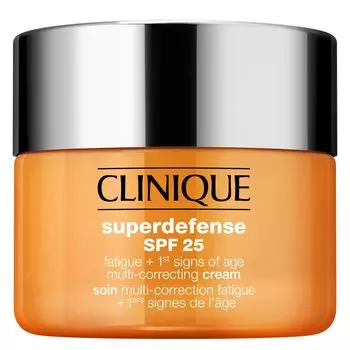 Clinique Superdefense SPF25 Fatigue + 1st Signs of Age Multi Correcting Cream корректирующий усталость и первые признаки старения 30мл