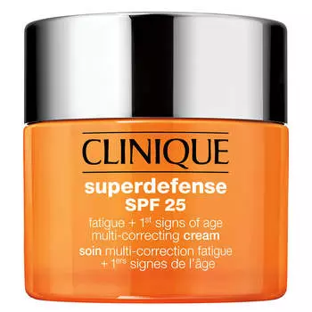 Clinique Superdefense SPF25 Fatigue + 1st Signs of Age Multi Correcting Cream крем корректирующий усталость и первые признаки старения 50мл