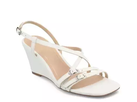 Clinne Wedge Сандалии Journee, White