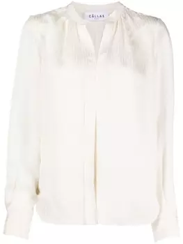 Cllas Milano блузка Olympia в полоску, нейтральный цвет