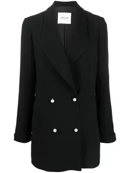 Cllas Milano двубортный пиджак Vittoria, черный