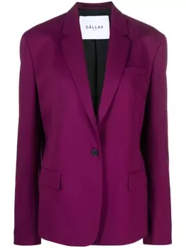 Cllas Milano однобортный блейзер Denis, фиолетовый