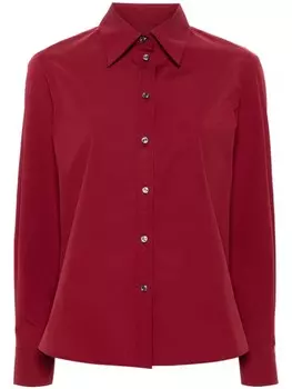 Cllas Milano поплиновая рубашка Brooks, красный