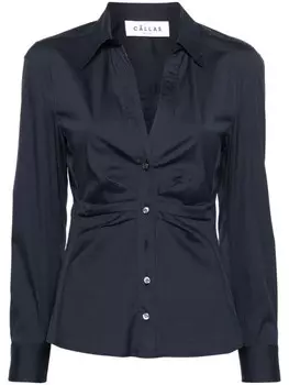 Cllas Milano поплиновая рубашка Savile, синий