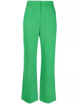 Cllas Milano расклешенные брюки Stella, зеленый