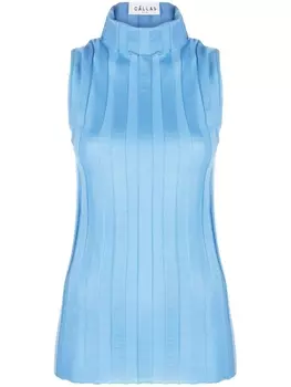 Cllas Milano водолазка Romy без рукавов, синий