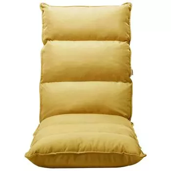 Cloris Дизайнерская мебель Напольный стул Складной темно-серый микрофибра Новинка 2024 года Vidaxl, желтый