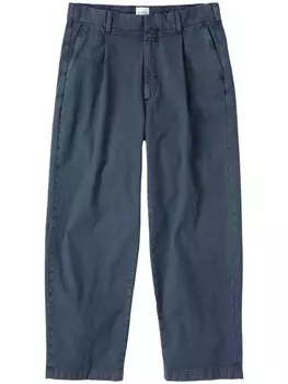 Closed брюки широкого кроя со складками, синий