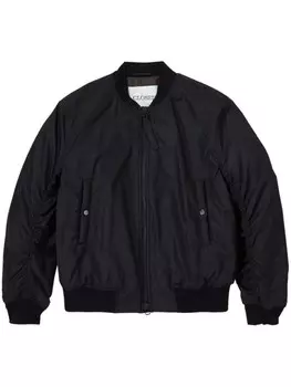 Closed дутый бомбер на молнии, черный
