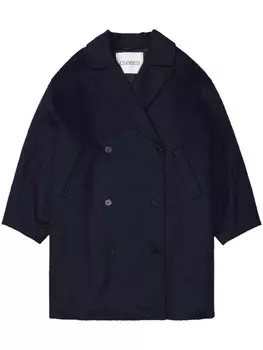 Closed двубортное пальто, синий