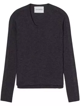 Closed джемпер с круглым вырезом, черный