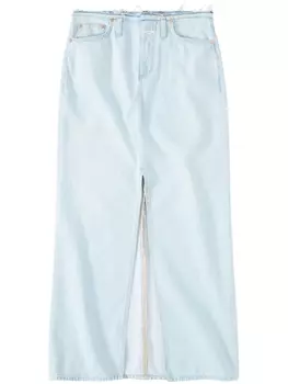 Closed джинсовая юбка миди, синий