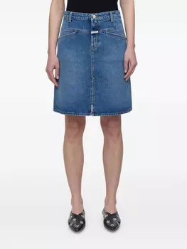 Closed джинсовая юбка мини, синий