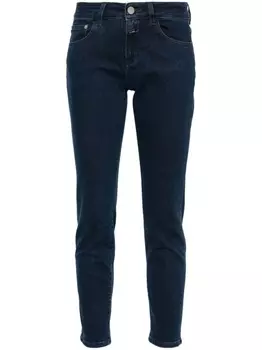 Closed джинсы скинни с завышенной талией, синий
