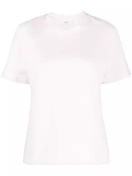 Closed футболка с вышитым логотипом, розовый