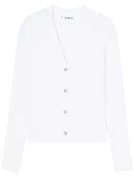 Closed кардиган с v-образным вырезом, белый
