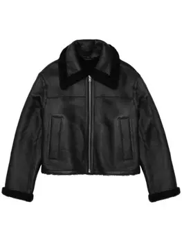 Closed кожаная куртка, черный