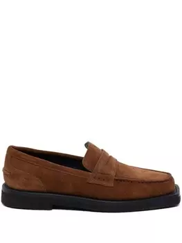 Closed кожаные мокасины, коричневый