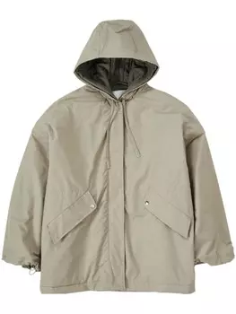 Closed непромокаемая парка с капюшоном, нейтральный цвет