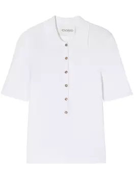 Closed рубашка поло с короткими рукавами, белый