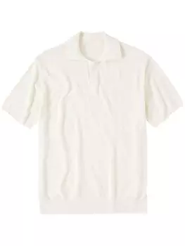 Closed рубашка поло тонкой вязки, белый