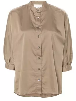 Closed рубашка со складками, коричневый