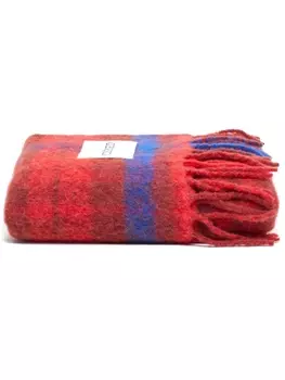 Closed шерстяной шарф с нашивкой-логотипом, красный