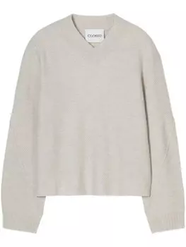 Closed шерстяной свитер, серый