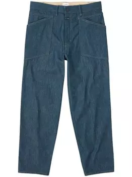 Closed широкие джинсы средней посадки, синий