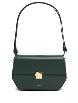 Closed сумка через плечо с золотистой фурнитурой, зеленый