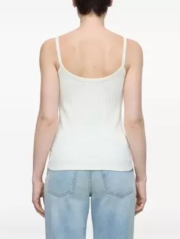 Closed топ из эластичного хлопка, белый