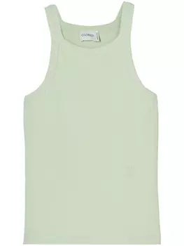 Closed топ Racer в рубчик, зеленый