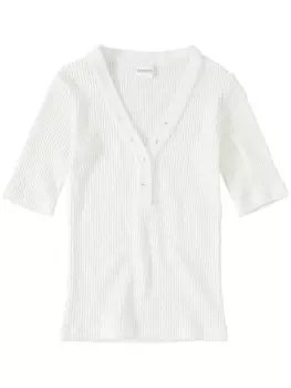 Closed топ с V-образным вырезом, белый
