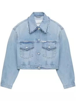 Closed укороченная джинсовая куртка, синий