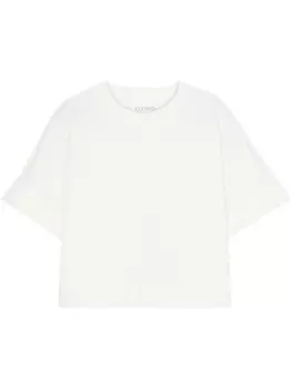 Closed укороченная футболка из органического хлопка, белый