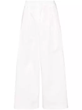 Closed укороченные брюки со складками, белый