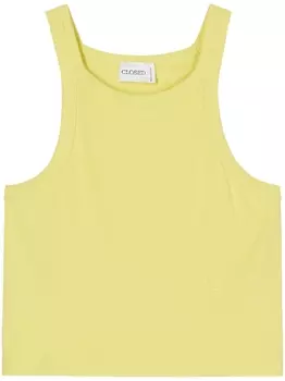 Closed укороченный топ в рубчик, желтый