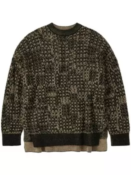 Closed жаккардовый свитер, черный