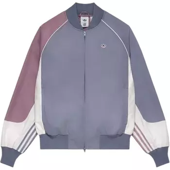 CLOT Co-brand куртка унисекс серебристо-фиолетовая Adidas Originals, серебристо-фиолетовый