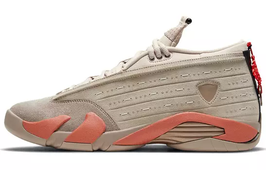 CLOT Jordan 14 Retro Low терракотовые румяна