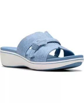 Cloudsteppers Breeze Rae Mia сланцы без застежки Clarks, синий