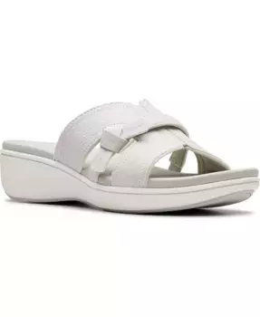 Cloudsteppers Breeze Rae Mia сланцы без застежки Clarks, белый