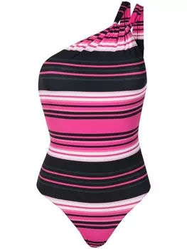 Clube Bossa купальник Draper на одно плечо, мультиколор
