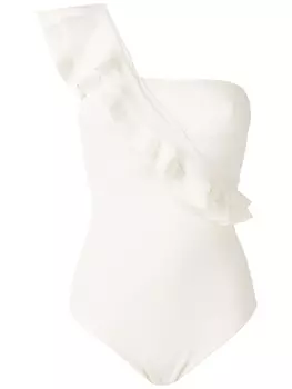 Clube Bossa купальник Siola с оборками, белый