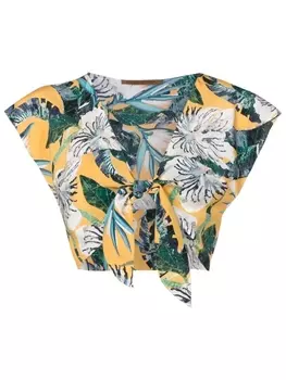 Clube Bossa лиф бикини с цветочным принтом, желтый