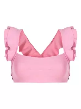 Clube Bossa топ бикини Jasper с оборками, розовый