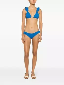 Clube Bossa топ бикини Laven с оборками, синий