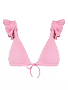 Clube Bossa топ бикини Laven с оборками, розовый