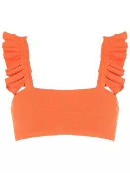 Clube Bossa топ бикини Zarbo с квадратным вырезом, оранжевый