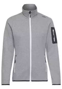 CMP вязаная флисовая куртка "ЖЕНСКАЯ КУРТКА", цвет Bianco-Graff